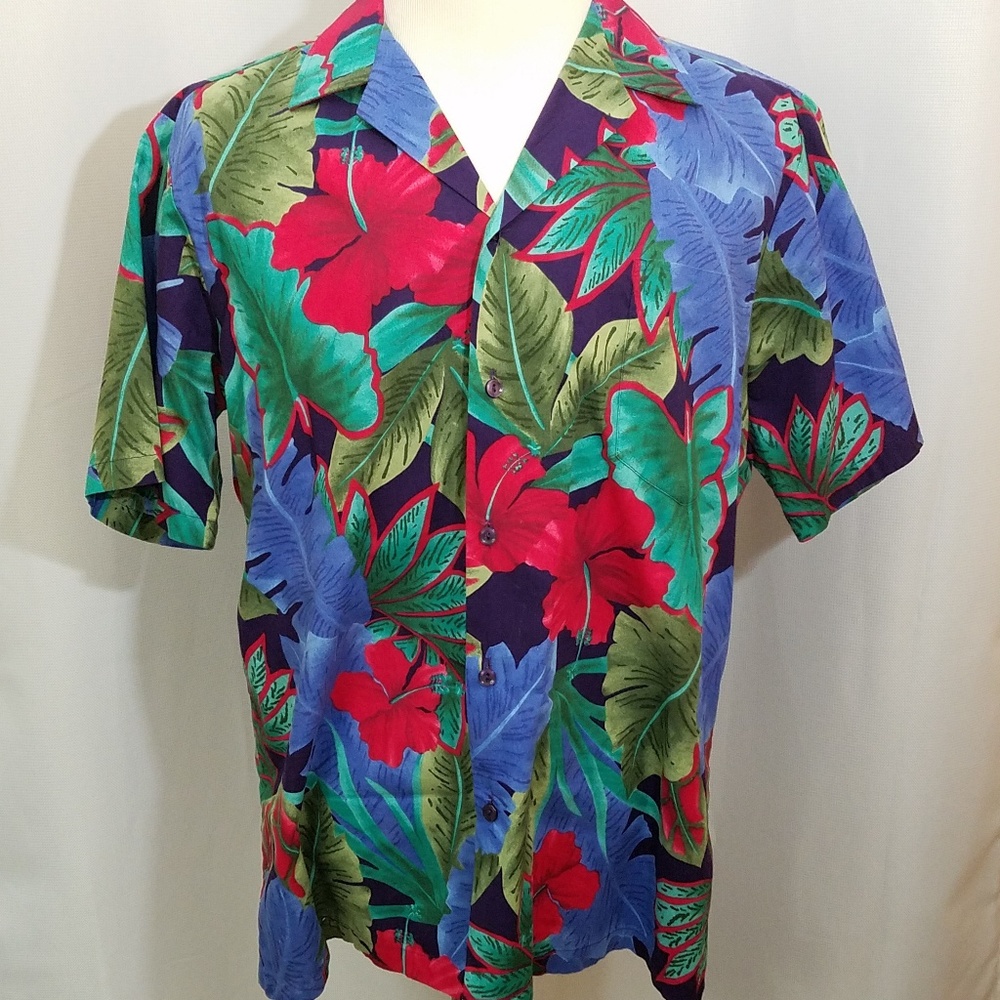 Hilo Hattie men's large Hawaiian aloha shirt